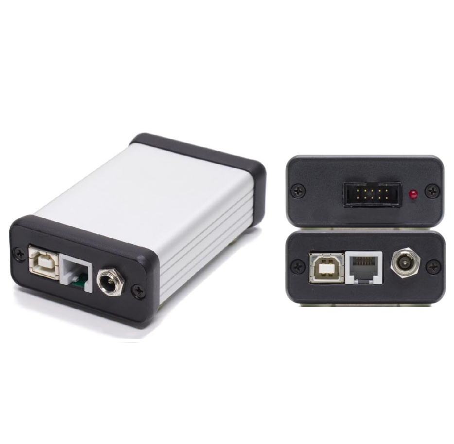 Miniature DC Servo Motor Controller. PC control via USB or RS-232 interface.
